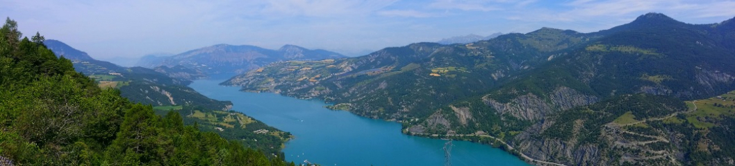 Aussicht auf den Lac de Serre Pochon Aussicht auf den Lac de Serre Pochon