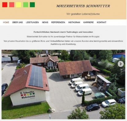 Webseiten-Referenz www.schnaitter-malerbtrieb.de